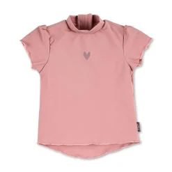 UV-Schutz Kurzarm-Schwimmshirt Herz