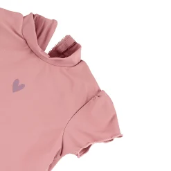 UV-Schutz Kurzarm-Schwimmshirt Herz