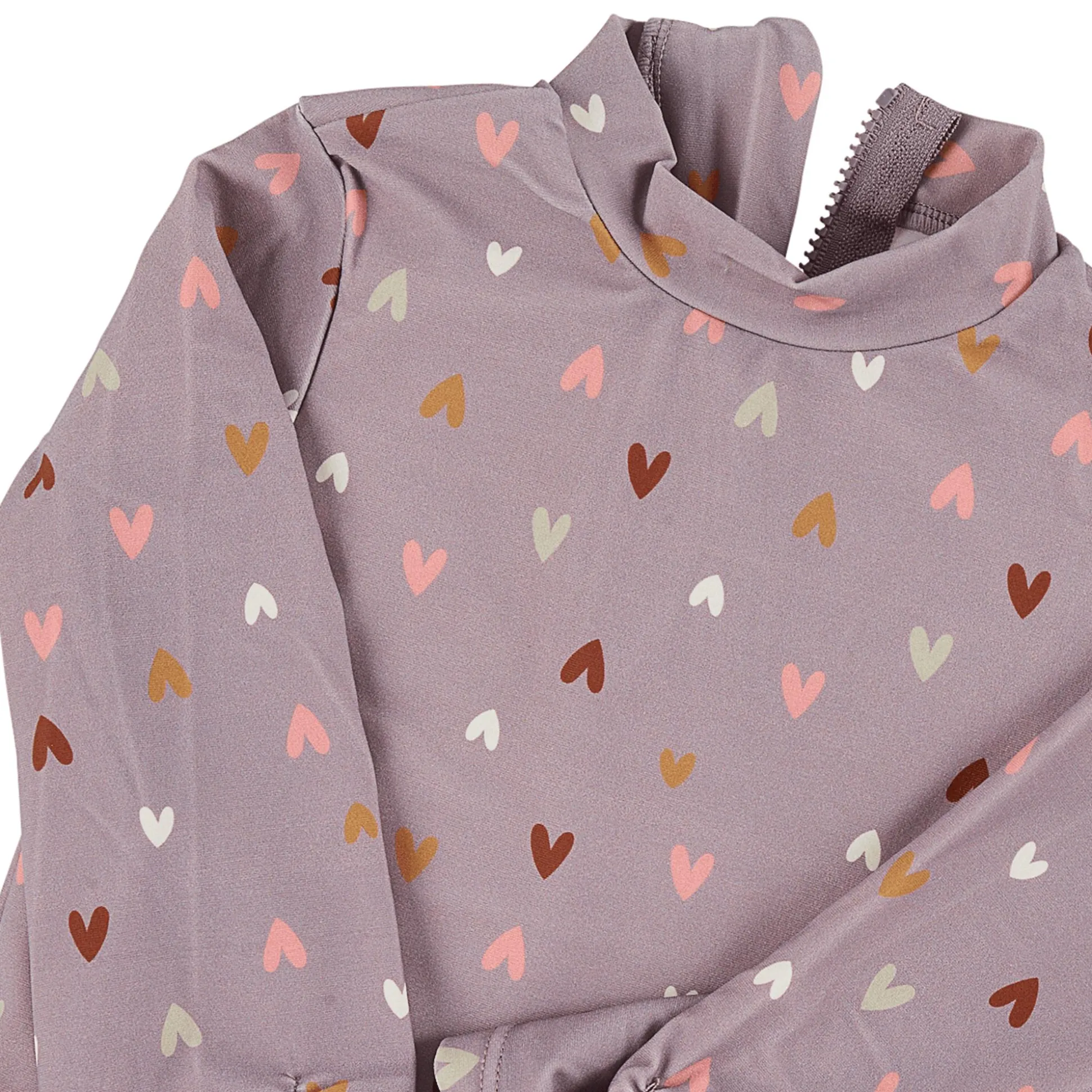 UV-Schutz Langarm-Schwimmshirt Herz