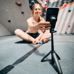 vakuum-magnetische Smartphone-Halter mit kleinem Stativ