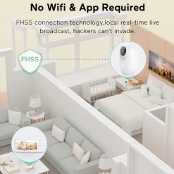 Video-Babyphone 5 Zoll