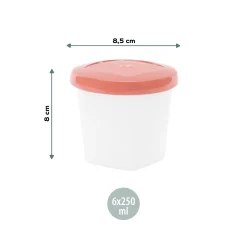 Vorratsbehälter Babybols 6x250ml