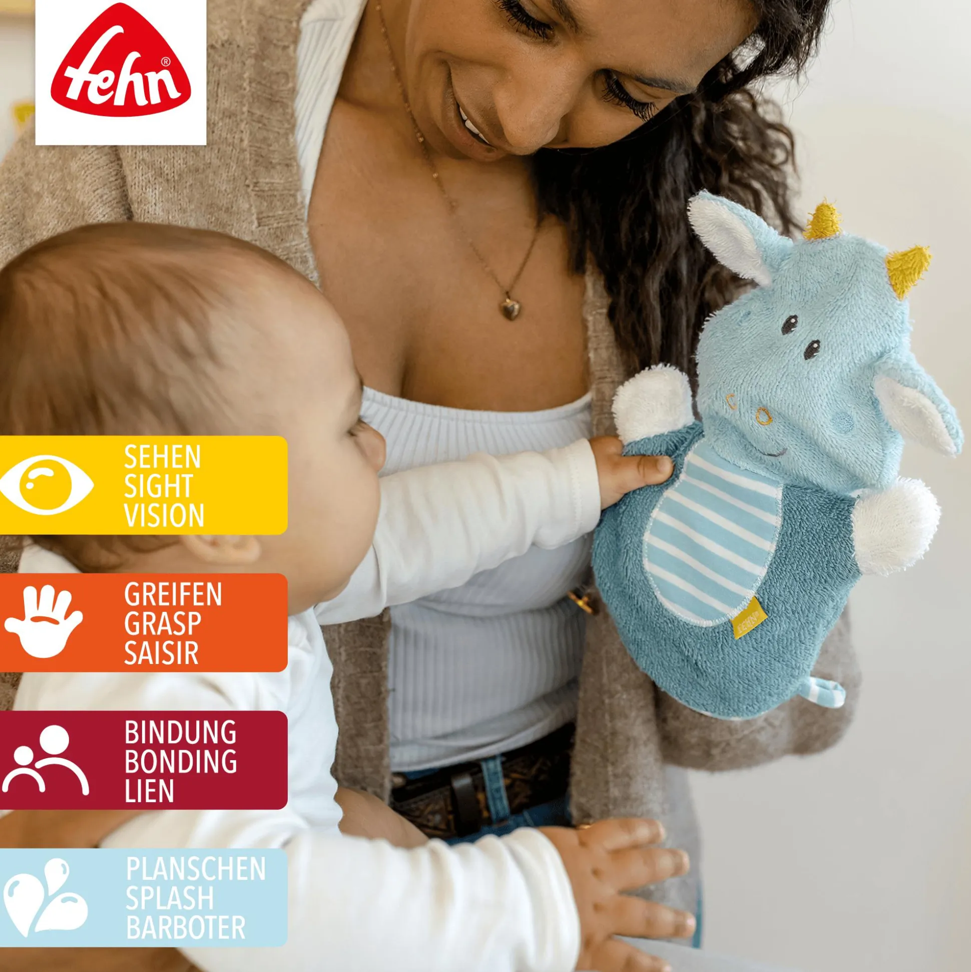 Waschhandschuh Drache