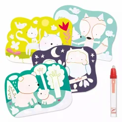 Wassermalen: im Wald versteckt