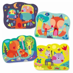 Wassermalen: im Wald versteckt