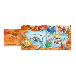 Wer will fleißige Bagger sehn? Der schiebt und zählt von 1 bis 10!