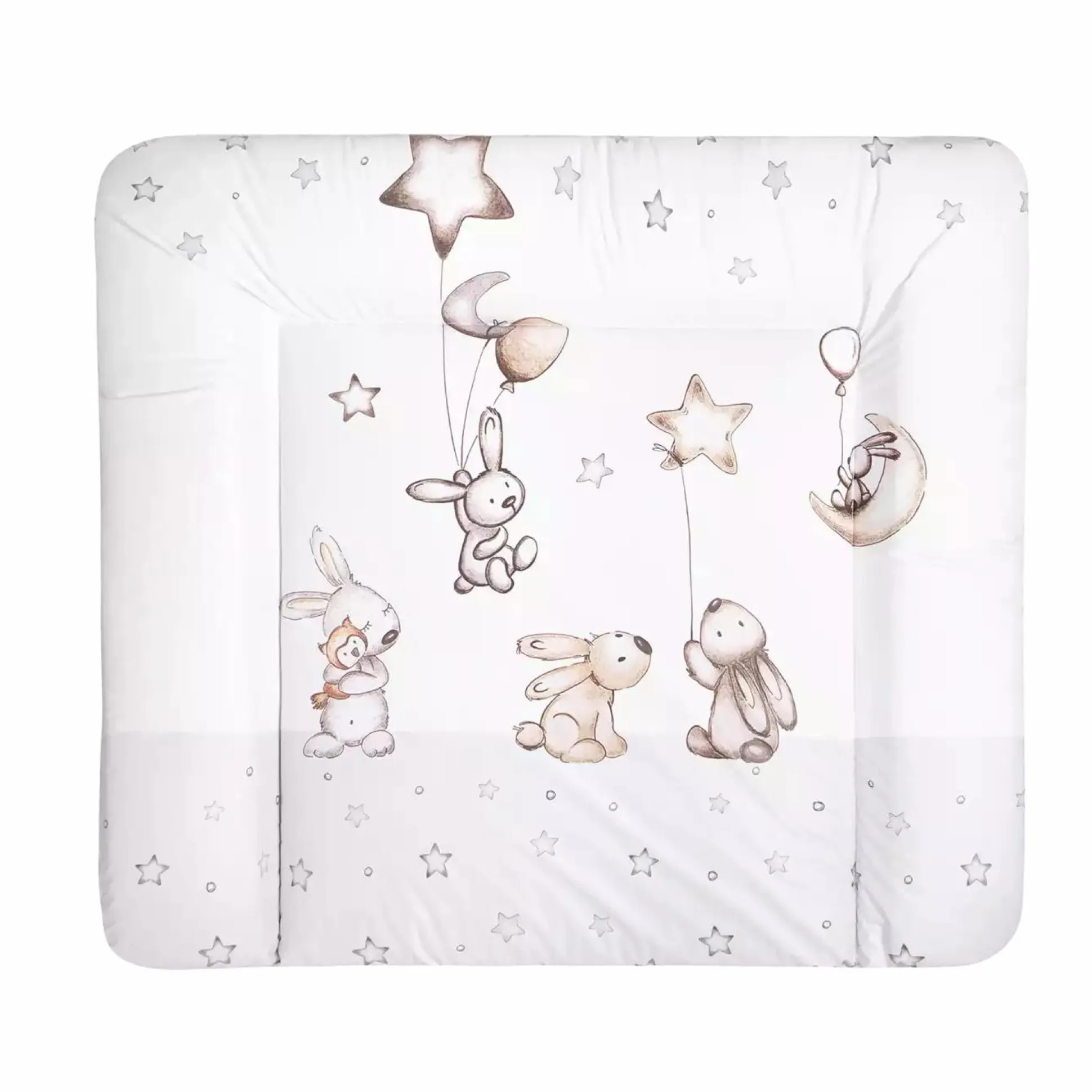 Wickelauflage Softy Hase mit Balloons