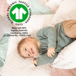 Wickelauflagenbezug Frosty Almond 75 x 85 cm