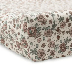 Wickelauflagenbezug Jersey Retro Flowers 50 x 70 cm