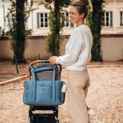 Wickeltasche Paris Blau