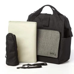 Wickeltasche Premium Grau by Lässig