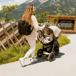 Wickeltasche Schwarz by Lässig