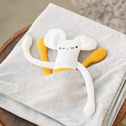 Wickeltuch Naturweiß