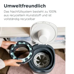 Windeleimer Twist & Click mit 4 Nachfüllkassetten