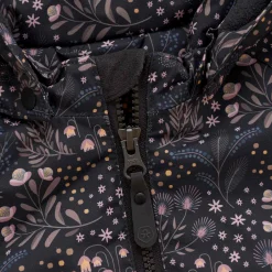 Winterjacke Blümchen