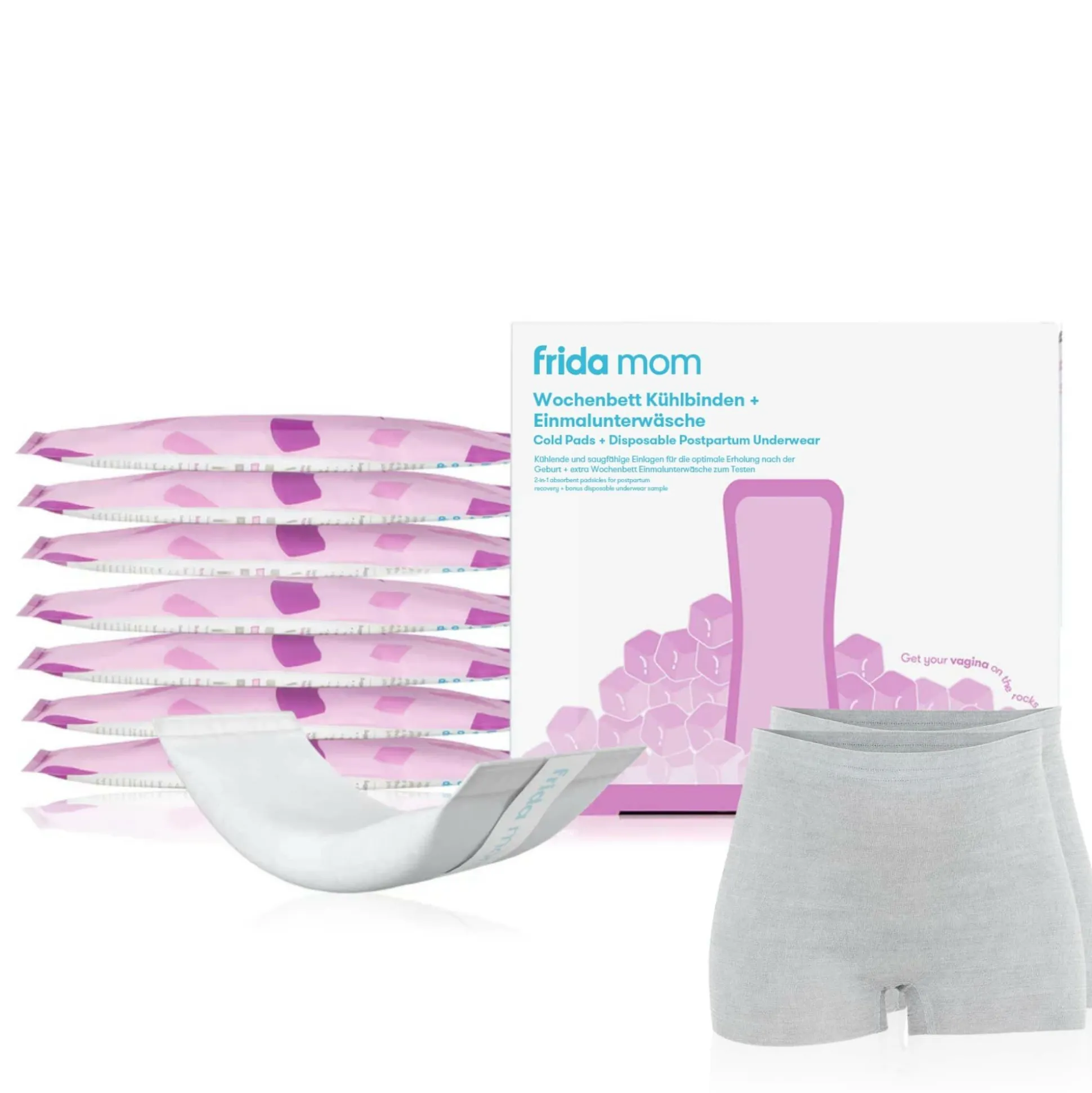 Wochenbett Kühlbinden und Einmalunterwäsche