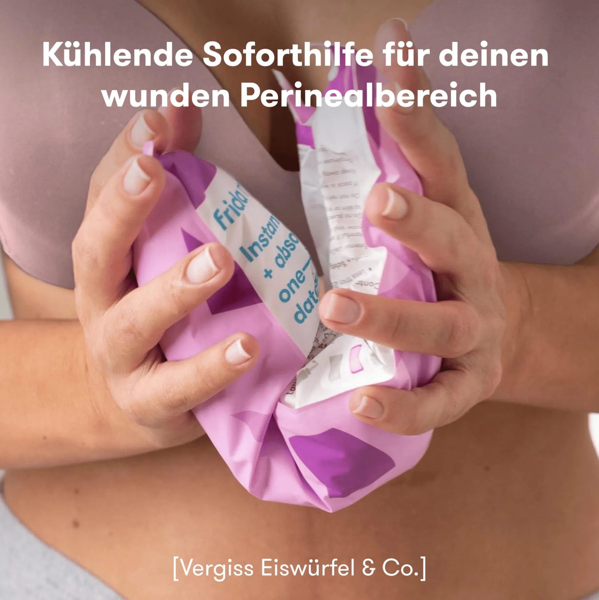 Wochenbett Kühlbinden und Einmalunterwäsche