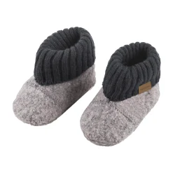 Wollfleece-Hausschuhe