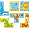 Würfelpuzzle - Wilde Tiere