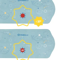 XXL Badematte mit Thermometer