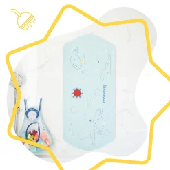 XXL Badematte mit Thermometer