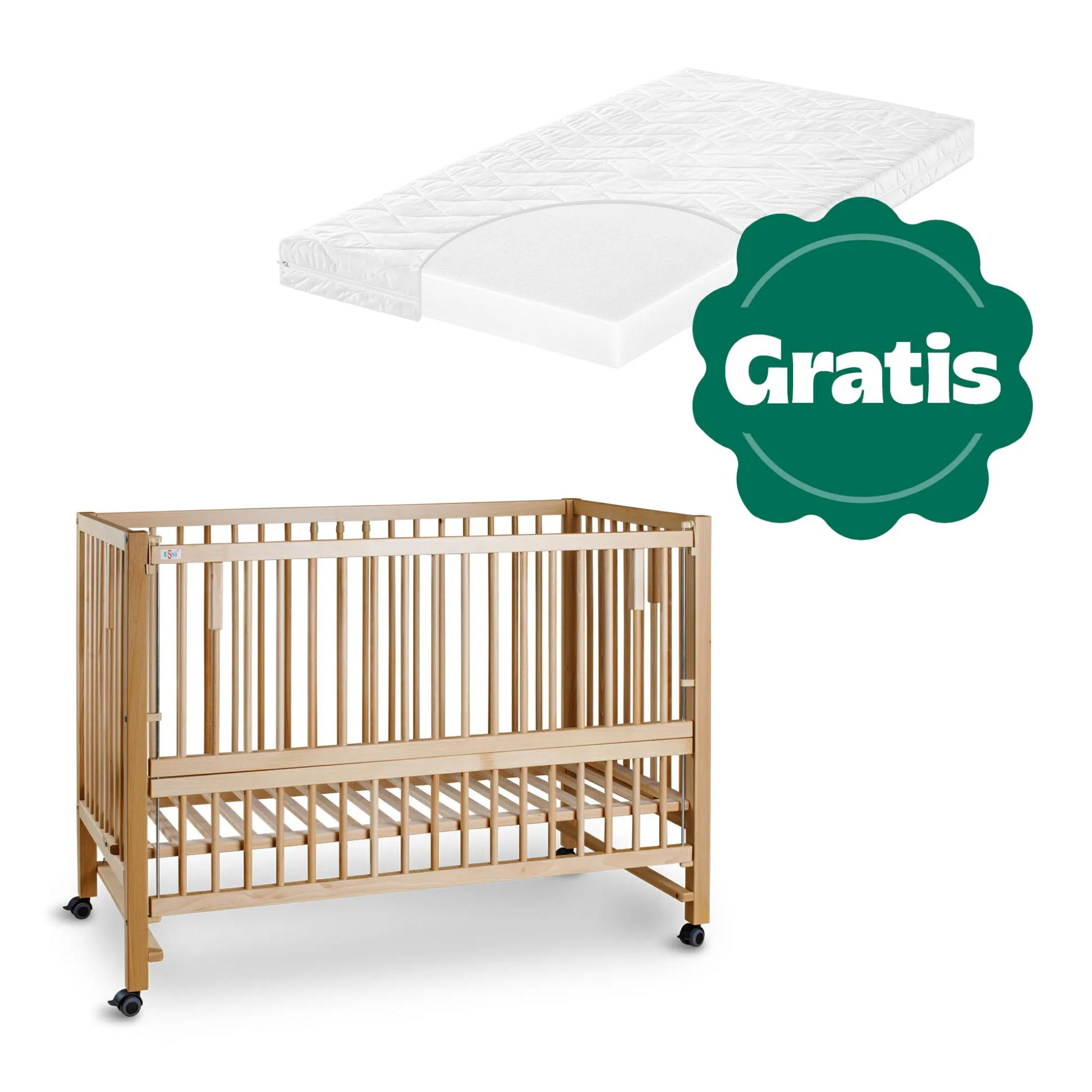 XXL Beistellbett HAJO natur