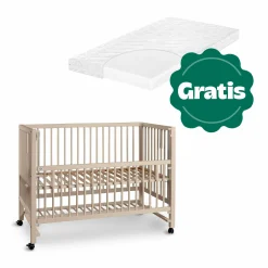 XXL Beistellbett HAJO Seiden-Beige