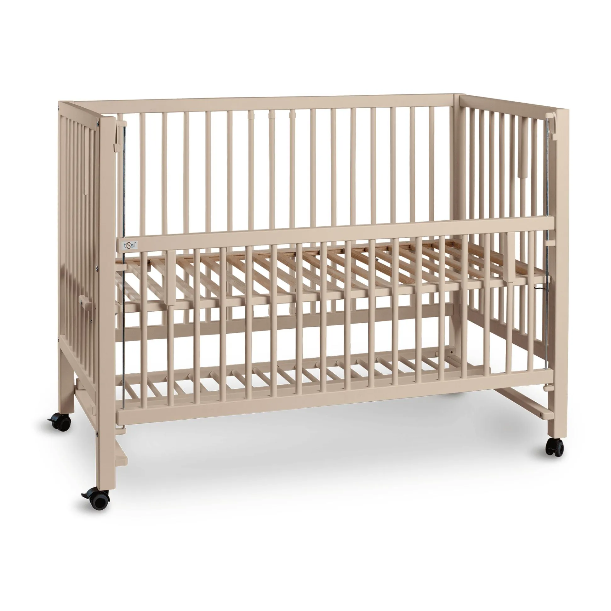 XXL Beistellbett HAJO Seiden-Beige