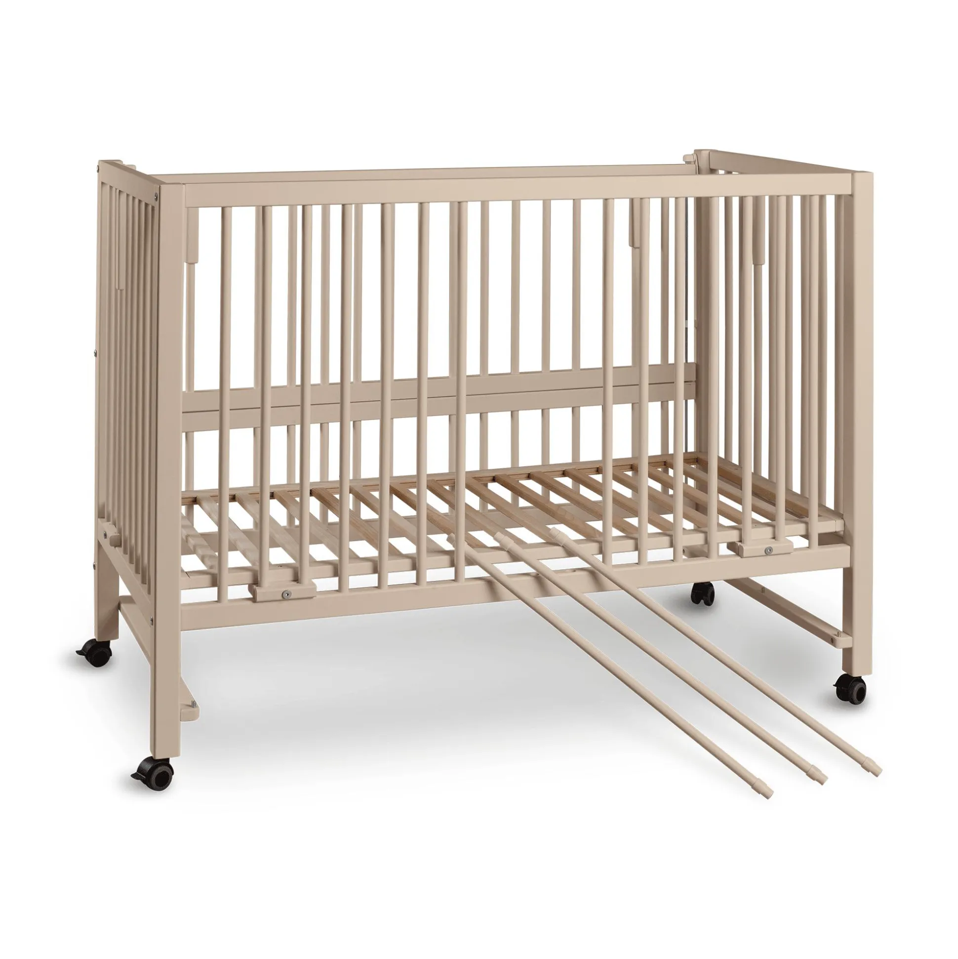 XXL Beistellbett HAJO Seiden-Beige