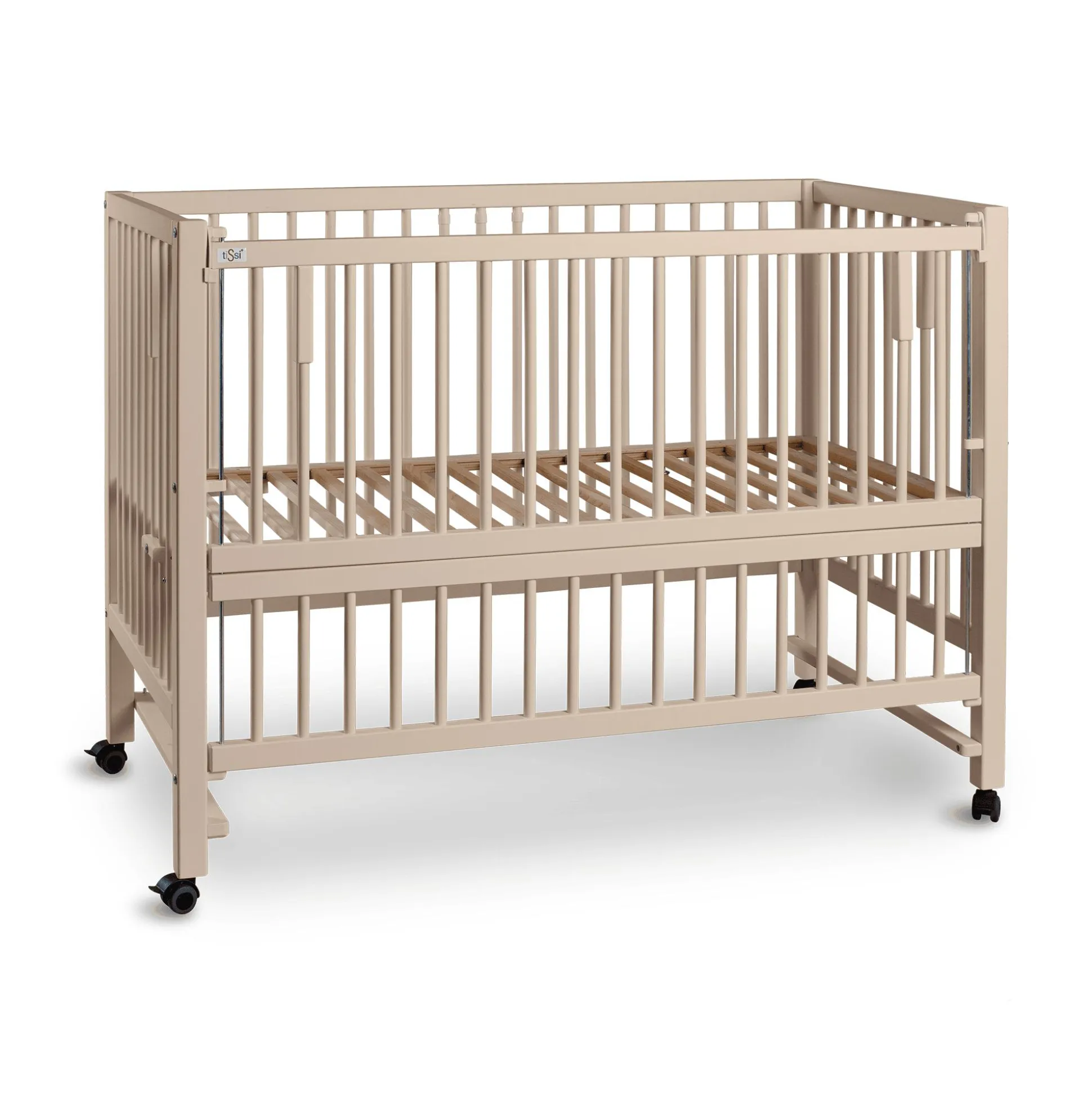 XXL Beistellbett HAJO Seiden-Beige