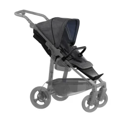 XXL Sportsitz-Einhang Mono Pro Premium Grau