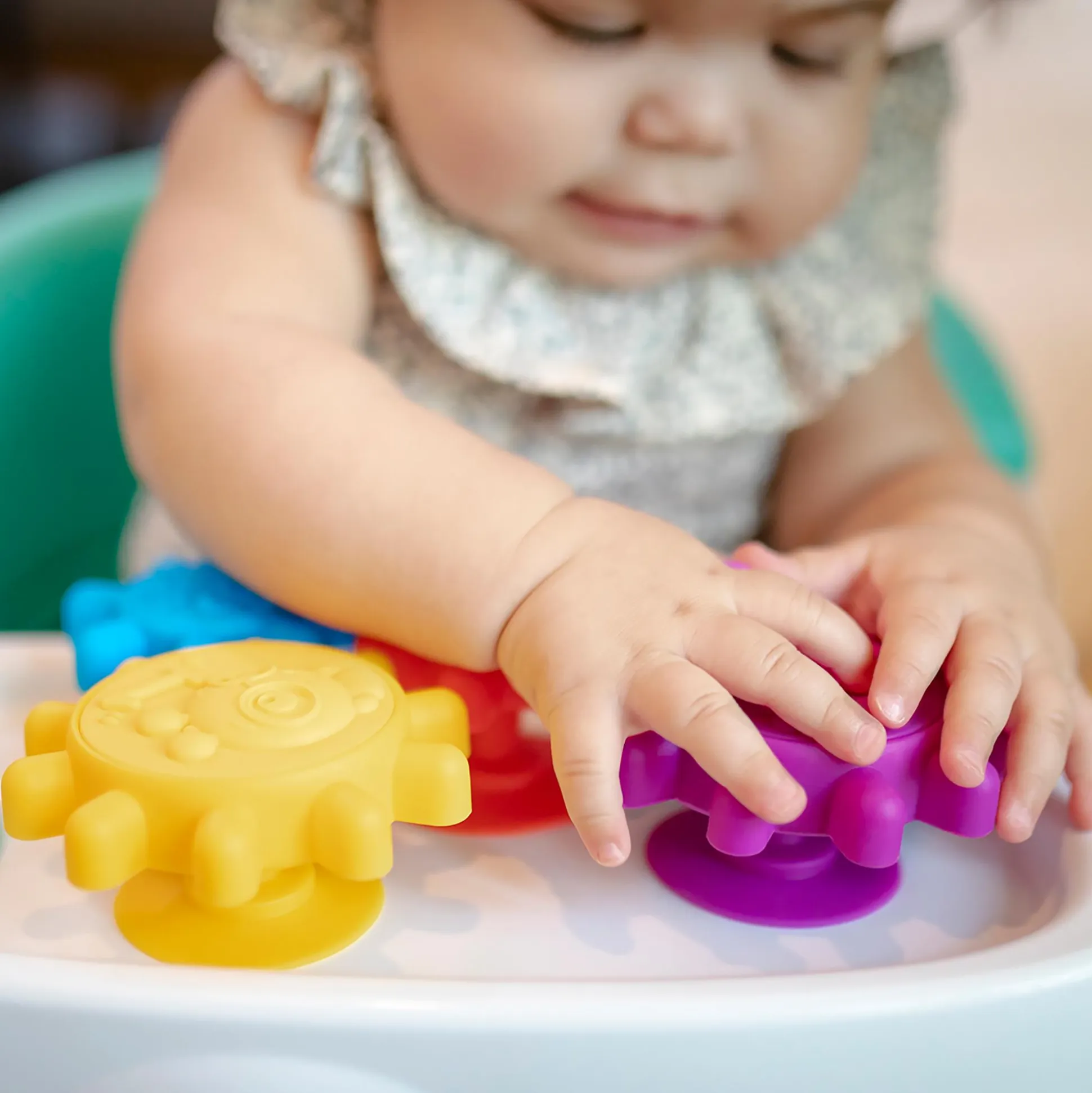 Zahnräder mit Saugnäpfen